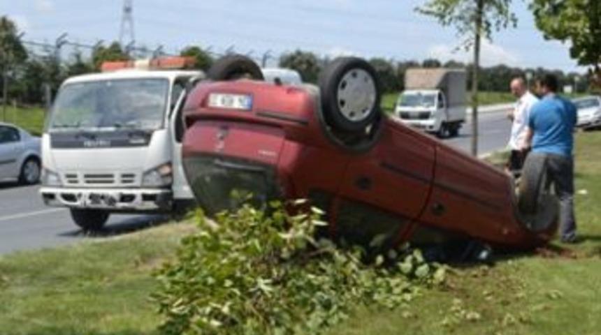 Kaza ucuz atlatıldı