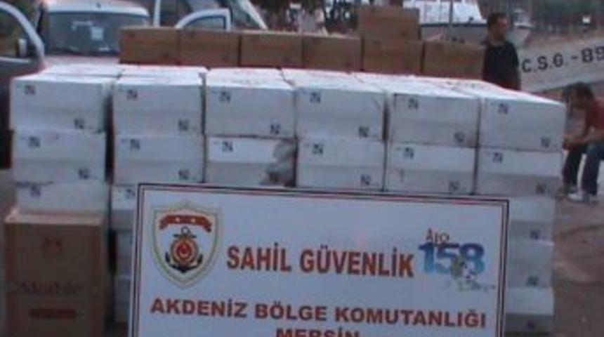 Mersin'de Ka&ccedil;ak Sigara Operasyonu