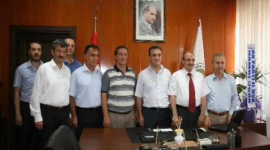 Ak Parti&rsquo;den, Gıda Tarım Ve Hayvancılık İl M&uuml;d&uuml;r&uuml; &Ccedil;elik&rsquo;e Ziyaret
