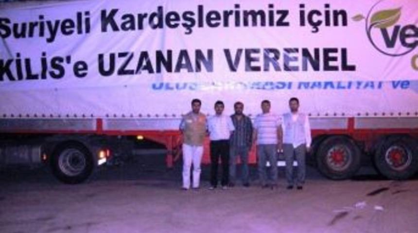 Aksaray&rsquo;dan Suriye'lilere Yardım