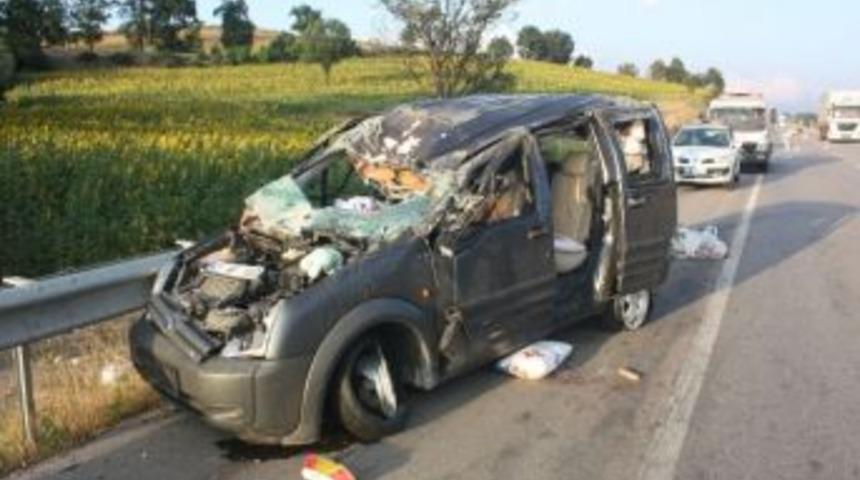 Samsun Kaza: 1 &Ouml;l&uuml;, 4 Yaralı