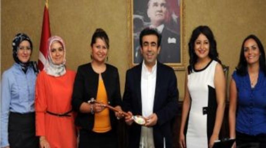 Silifke Girişimci Kadınlarından G&uuml;zeloğlu&rsquo;na Ziyaret