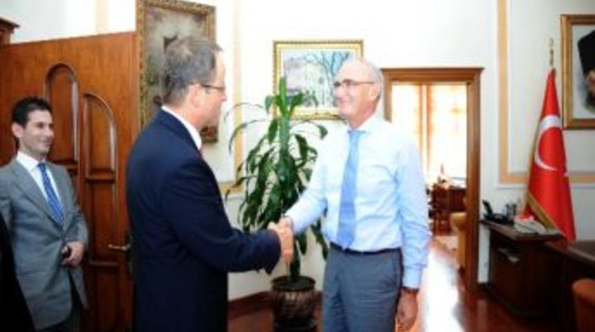 Avusturya Ticaret Ataşesi Başkan Yılmaz&rsquo;ı Ziyaret Etti