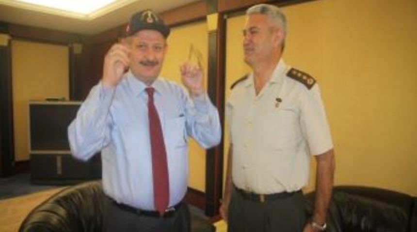 Rize İl Jandarma Alay Komutanı Talu'dan Rize Belediyesi'ne Veda Ziyareti