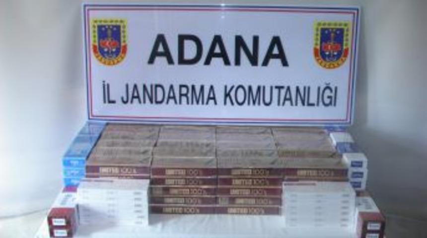 Adana'da 2 Bin Paket Ka&ccedil;ak Sigara Ele Ge&ccedil;irildi