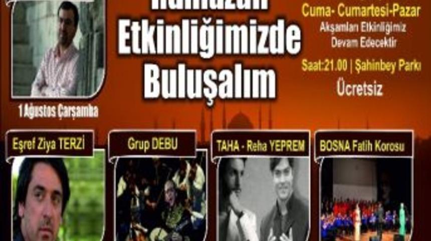 Şahinbeyde Ramazan Etkinlikleri B&uuml;y&uuml;leyecek