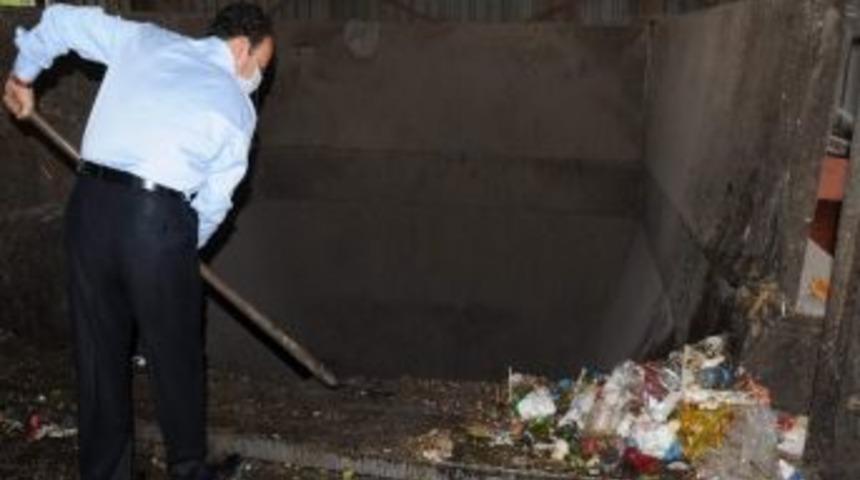 Baydemir &Ccedil;&ouml;p Aktarma İstasyonu'nu Denetledi