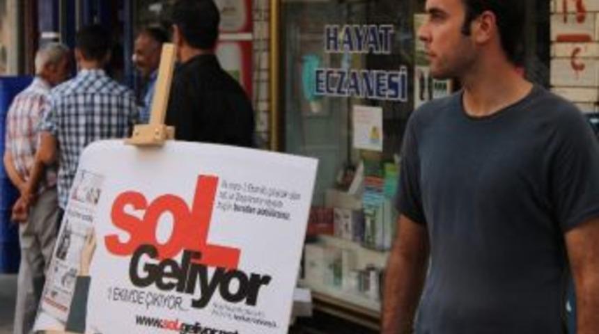 Sol Gazetesi Dayanışma Sayısı Satışa Sunuldu