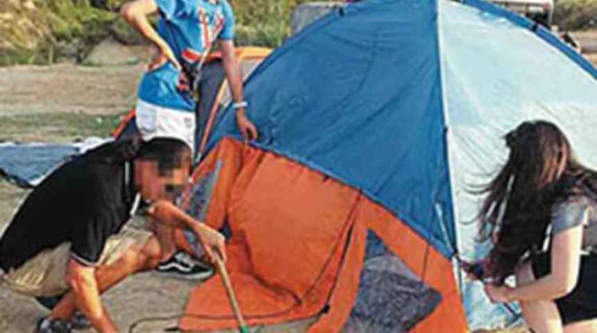 'Çadırda taciz' iddiası