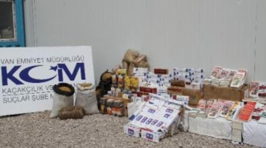 Van&rsquo;da Ka&ccedil;ak Sigara Depolarına Yapılan Baskın