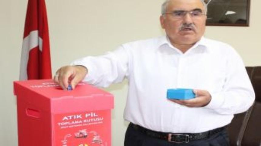 Camilerde Atık Pil Toplanacak