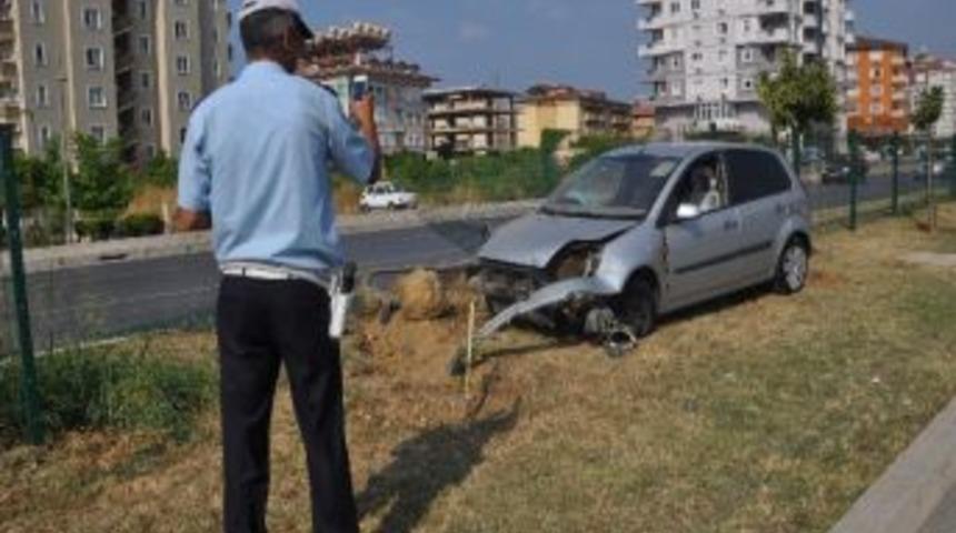 Alanya&rsquo;da Kaza: 1 Yaralı