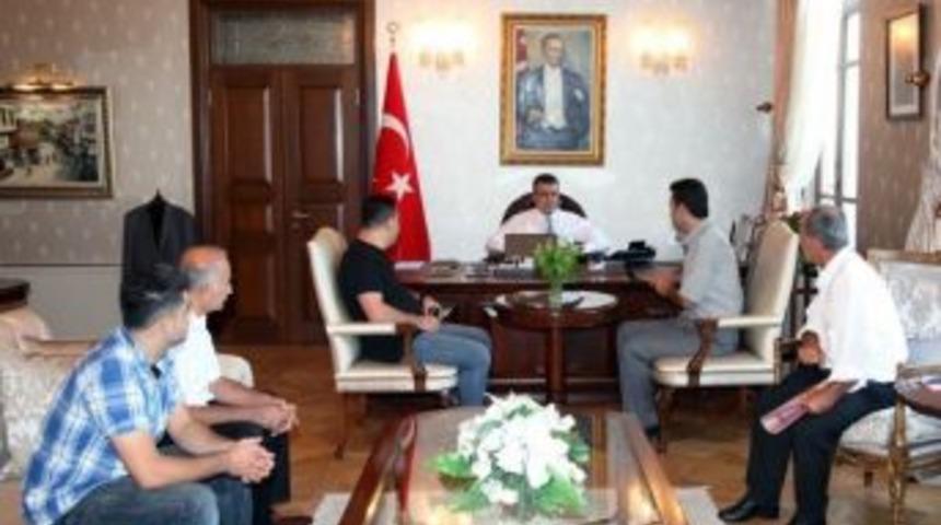 T&uuml;rkiye Tabiatını Koruma Derneği'nden Vali Lekesiz'e Ziyaret