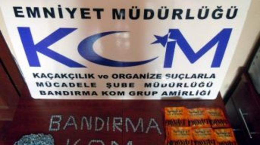 Bandırma'da Bin Adet Uyuşturucu Hap Ele Ge&ccedil;irildi