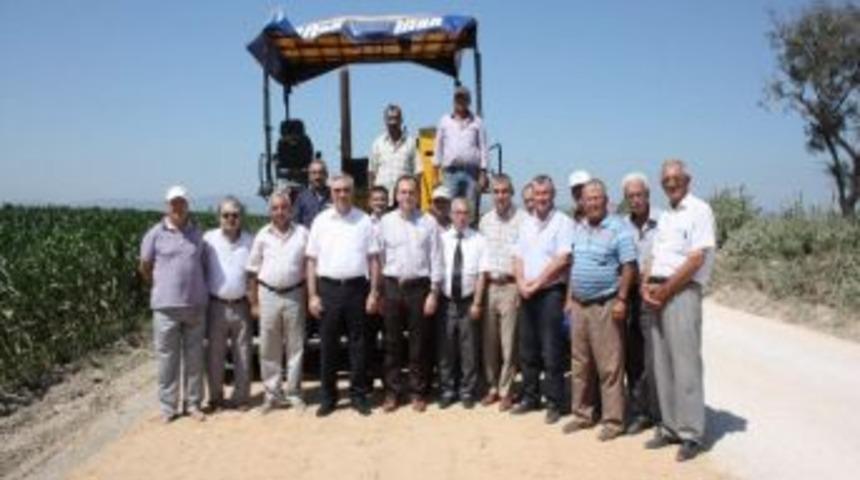 Karacabey Yollarına Sıcak Asfalt