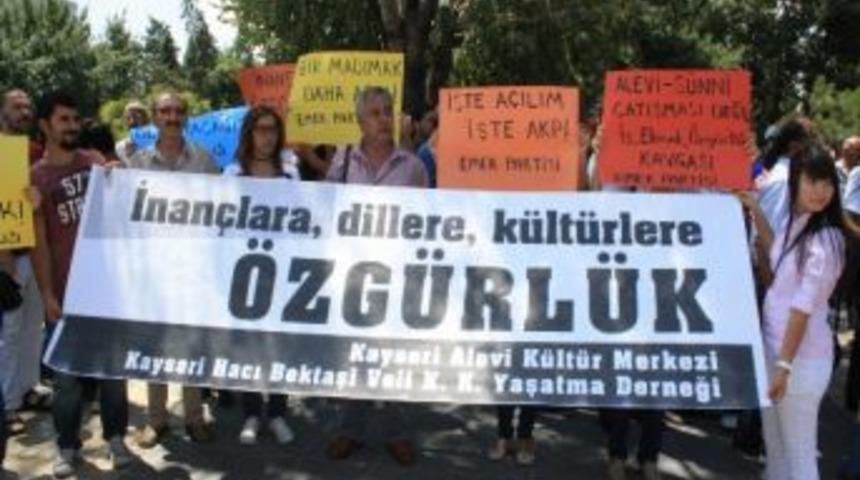 Kayserili Aleviler Malatya Yaşanan Olaya Tepki G&ouml;sterdi