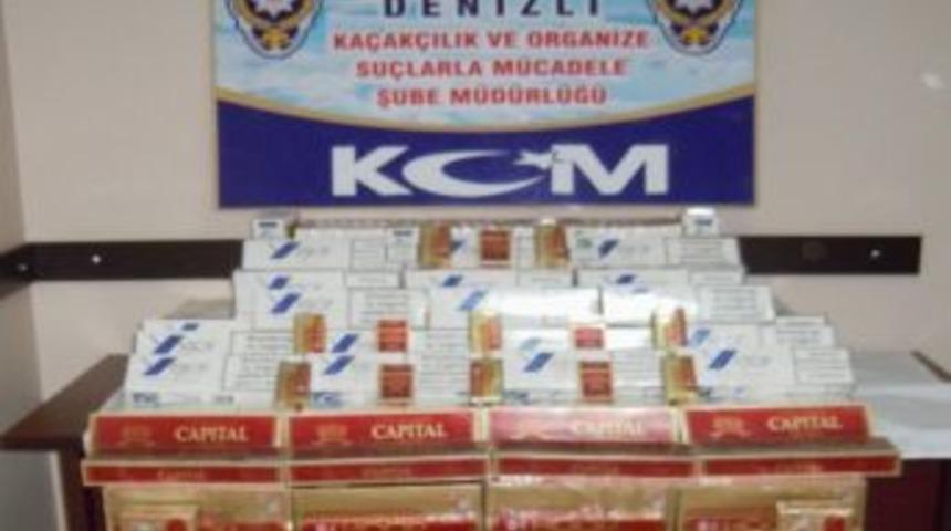 Denizli&rsquo;de 29 Bin Paket Ka&ccedil;ak Sigara Ele Ge&ccedil;irildi
