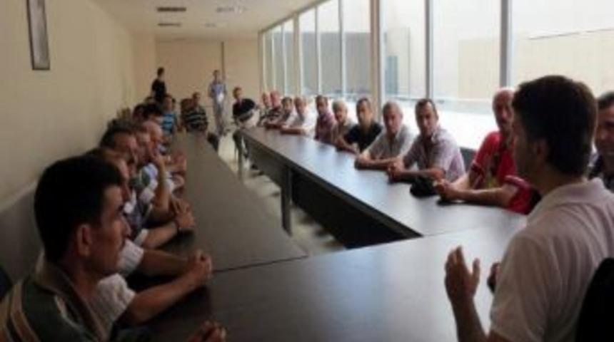 Erdek Belediye Başkanı H&uuml;seyin Aysan Apartman G&ouml;revlileri İle Bir Araya Geldi