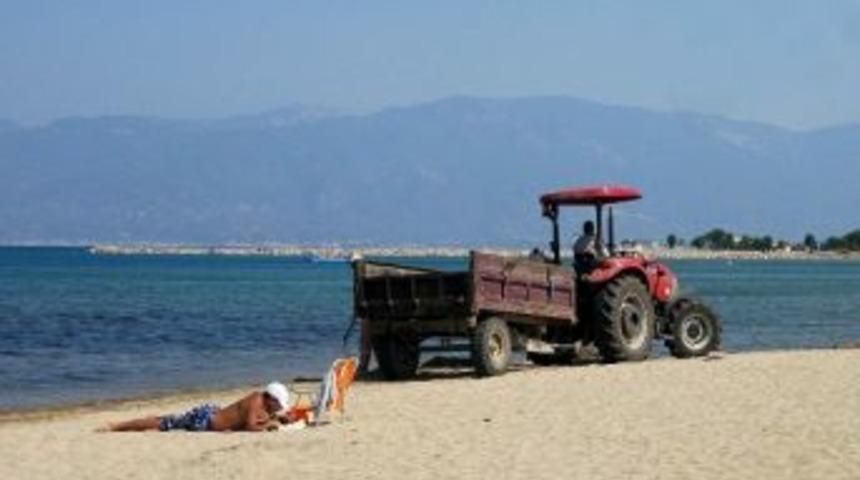 Burhaniye&rsquo;de Mavi Bayraklı Plajlar Temizliği İle Dikkat &Ccedil;ekiyor