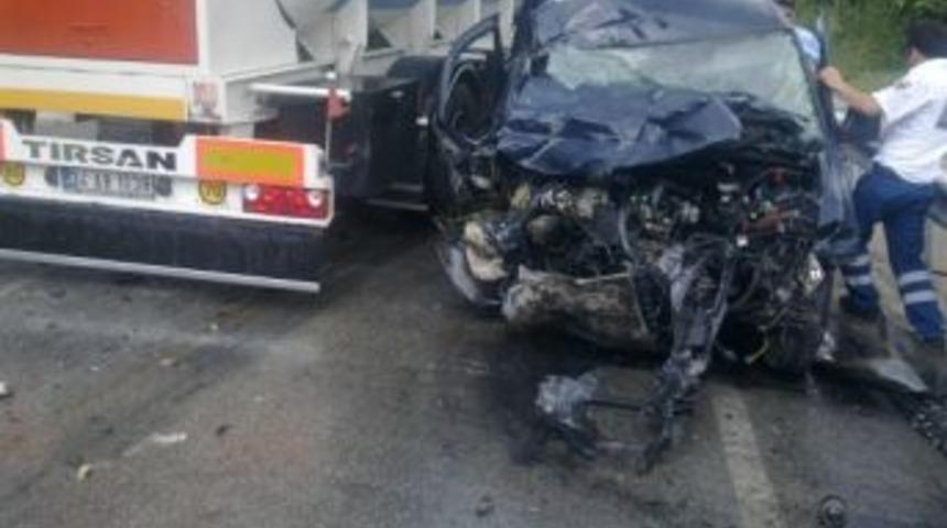 Giresun&rsquo;da Trafik Kazası: 1 &Ouml;l&uuml;