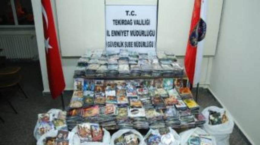 Tekirdağ&rsquo;da Korsan Cd Operasyonu