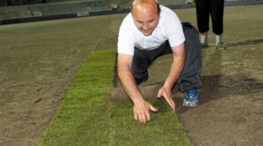 Ordu 19 Eyl&uuml;l Stadı &Ccedil;imleniyor