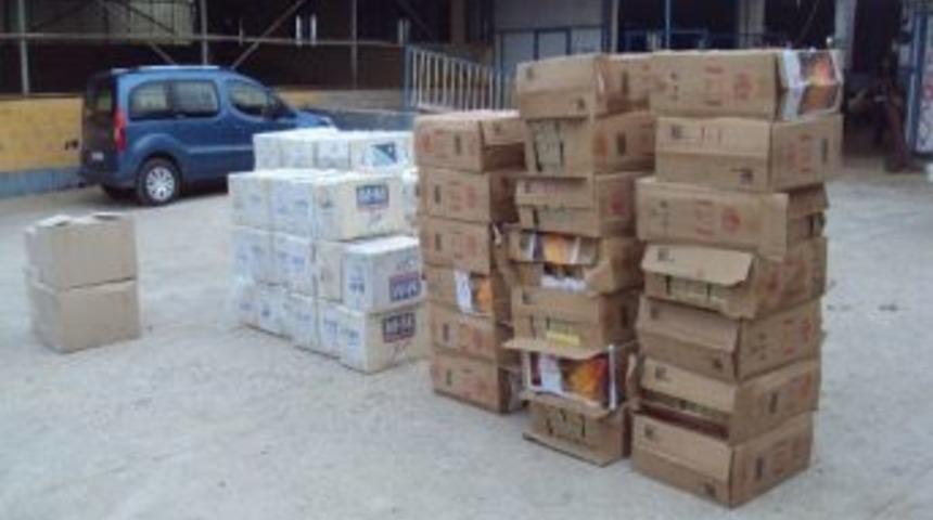 Tarsus'ta 35 Bin 500 Paket Ka&ccedil;ak Sigara Ele Ge&ccedil;irildi