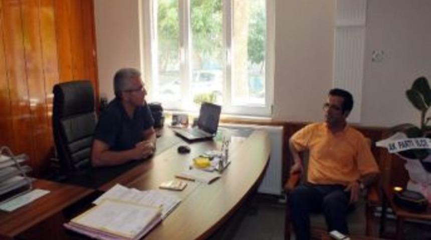 Ak Parti Y&ouml;netimi Yeni Orman İşletme Şefini Ziyaret Etti