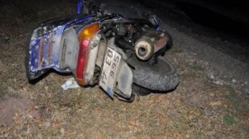 Alkollü Motosiklet Sürücüsü Ölümden Döndü