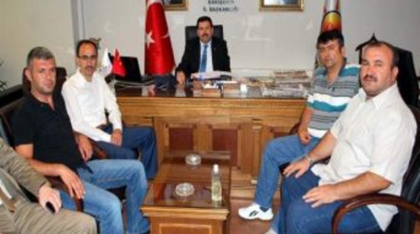 Eti Bor İş&ccedil;ileri Ak Parti İl Başkanı S&uuml;leyman Reyhan'ı Ziyaret Etti