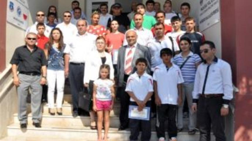 Solmaz Başarılı Sporcuları Ağırladı