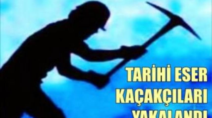 Kağızman'da 6 adet heykel ele ge&ccedil;ti