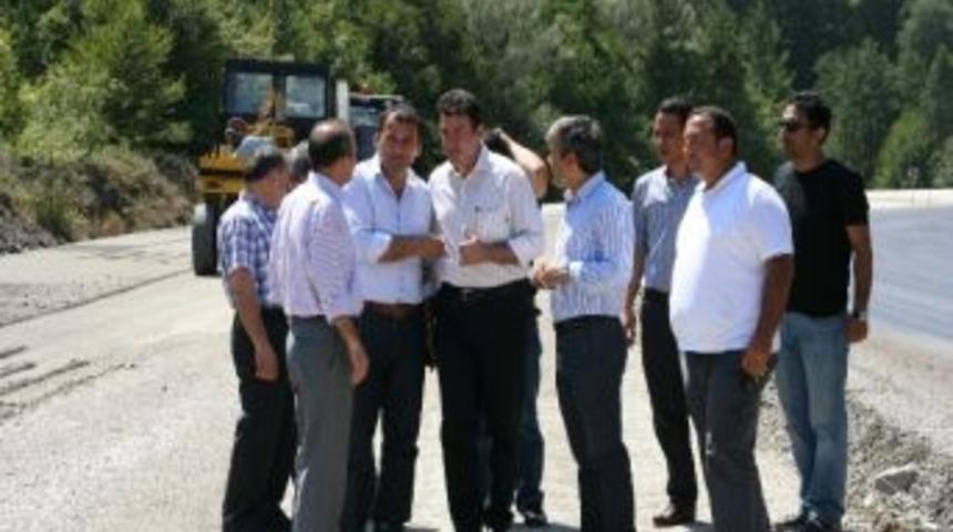 Milletvekili &Ouml;zcan Ulupınar Karayollarında İncelemelrde Bulundu