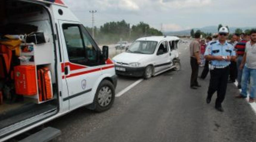 Osmancık’ta trafik kazası; 10 yaralı