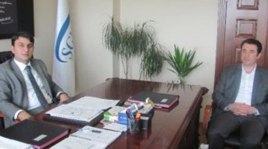 Sgk İl M&uuml;d&uuml;rl&uuml;ğ&uuml;ne Atanan Kobal&rsquo;a Şifa&rsquo;dan Hayırlı Olsun Ziyareti