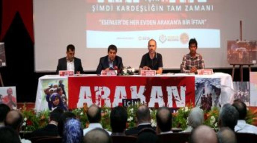Esenler&rsquo;de Her Evden Arakan&rsquo;a Bir Iftar