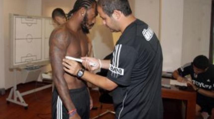 Beşiktaşlı Futbolcuların Yağ &Ouml;l&ccedil;&uuml;mleri Yapıldı