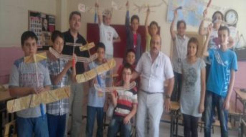 İnk&ouml;y İlk&ouml;ğretim Okulu'nda Model U&ccedil;ak Kursu