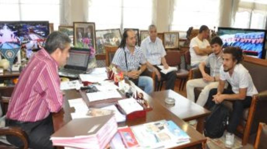 Nazillili Sehabe Ve Yeis Sensura&rsquo;dan Başkan Alıcık&rsquo;a Ziyaret