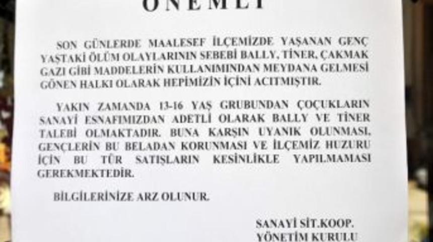 G&ouml;nen Esnafı Uyuşturucuya Savaş A&ccedil;tı