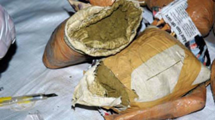 51 kilo eroin ele ge&ccedil;irildi