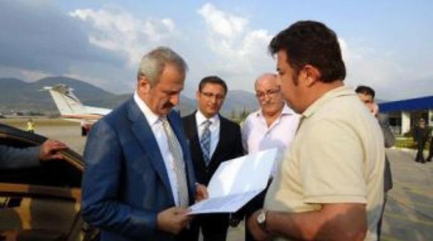 Aydoğan&rsquo;dan &Ccedil;ağlayan&rsquo;a havalimanı raporu