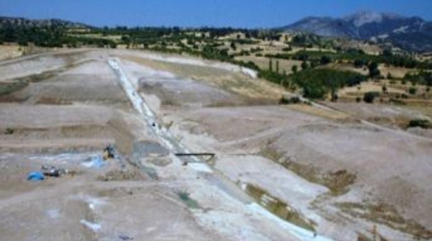 Gediz Göleti'nin Hafriyat Çalışması Tamamlandı