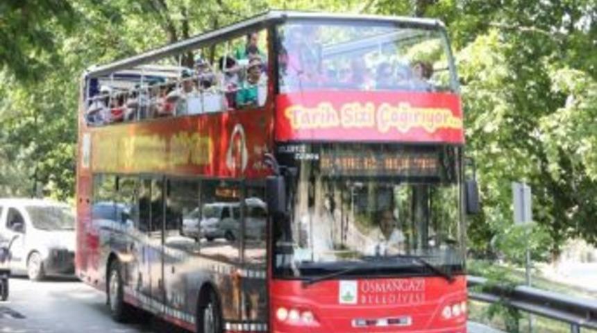 Turistler Ve Bursalılar Londra Usul&uuml; Otob&uuml;s&uuml; Sevdi