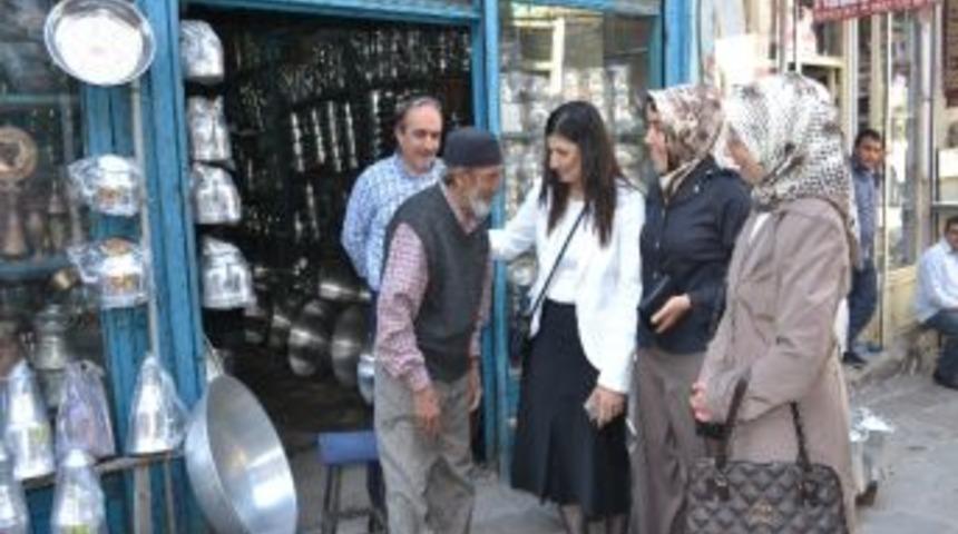 Ak Partı Mılletvekılı &Ccedil;ığlık, Esnafın Sorunlarını Dınledı