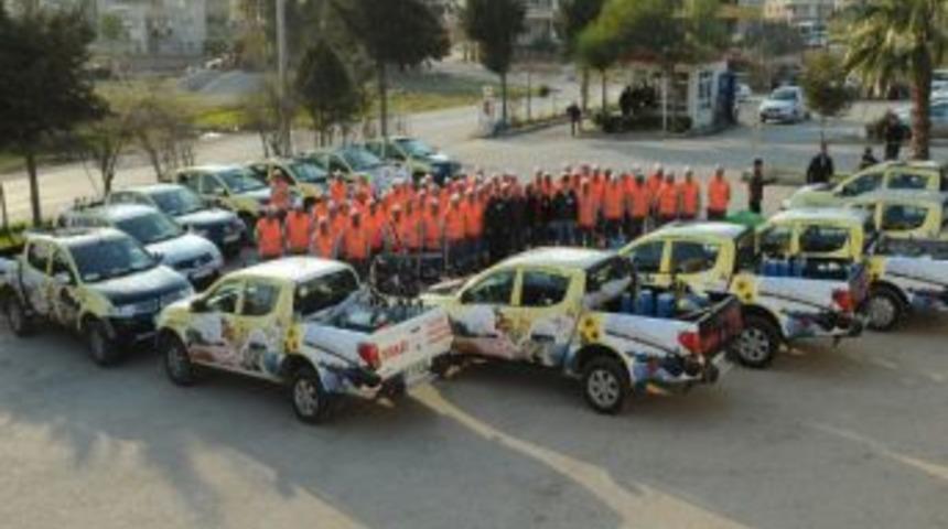 Büyükşehir 96 Noktada Çalışıyor