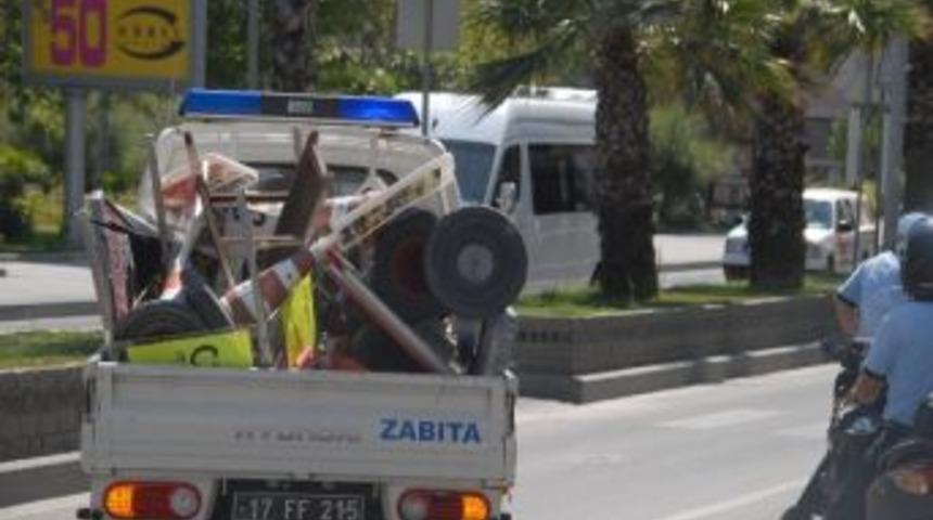 Zabıtadan Tabela Operasyonu