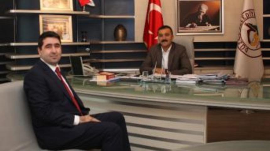 Sgk İl M&uuml;d&uuml;r&uuml;'nden Başkan Bayram&rsquo;a Ziyaret