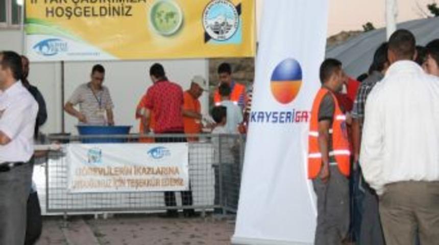 Kayserigaz&rsquo;dan Kayserilere İftar