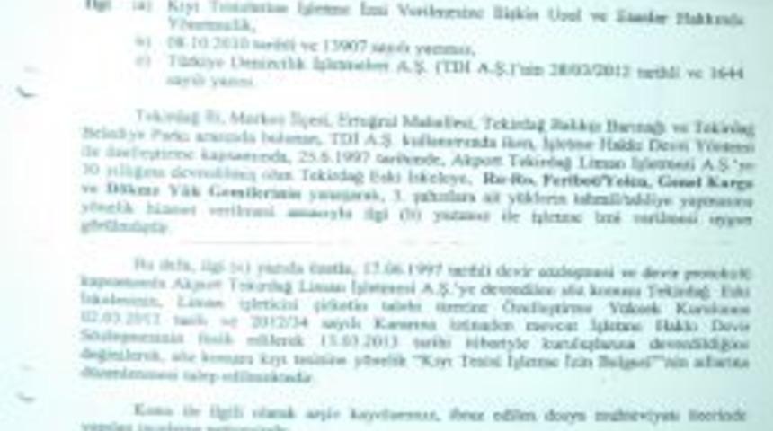 Kusurlu Bulunan &Ouml;l&uuml;m Limanına M&uuml;steşar Onay Vermiş
